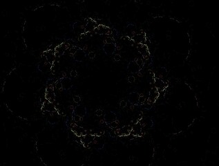 Imaginatory fractal background generated Image