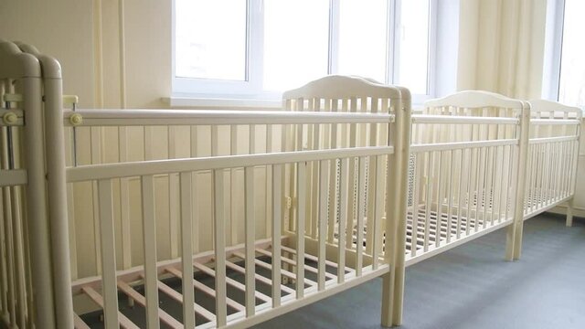 Baby cots in the room