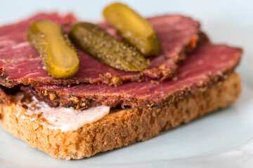 pastrami toast