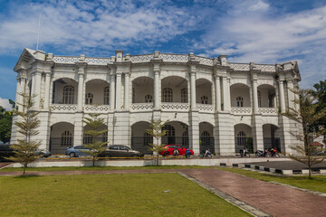 Naklejka premium City Hall Building in Ipoh, Malaysia.