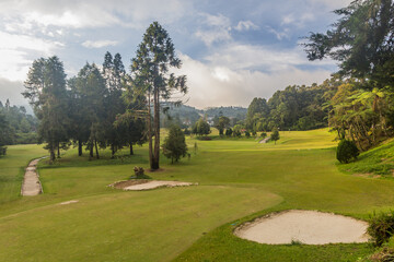 Fototapeta na wymiar Sultan Ahmad Shah Golf Club in the Cameron Highlands, Malaysia