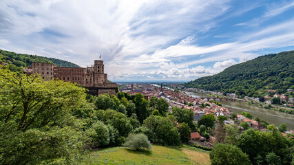 Fototapeta na wymiar Heidelberger Schloss, Heidelberg Germany 