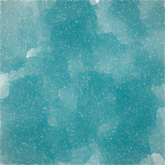 Blue watercolor. Monochrome. Christmas artistic background.