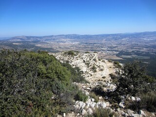 mountain top and valley