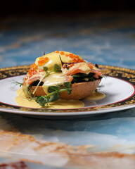 grilled shrimps with lemon