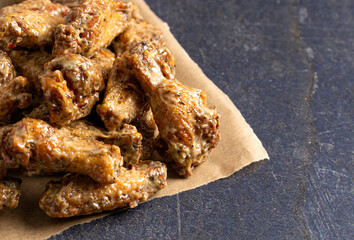 Garlic and Parmesan Chicken Wings with Bone In