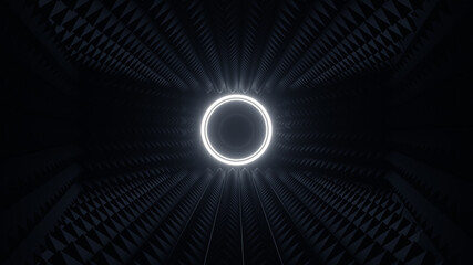 3D illustration Background for advertising and wallpaper in sci fi and technology innovation scene. 3D rendering in decorative concept.