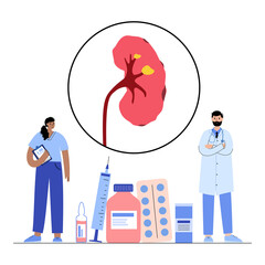 Kidney disease concept