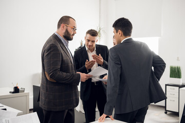 An auditor from the tax police checks the organization for the legality of its activities. Conducts...