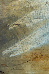 Blue and orange abstract background