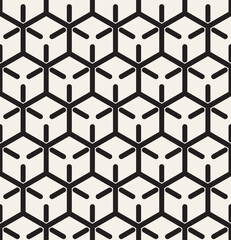 Vector seamless pattern. Modern stylish texture. Repeating geometric tiles with linear grid. Thin monochrome trellis. Trendy graphic design. Can be used as swatch for illustrator.