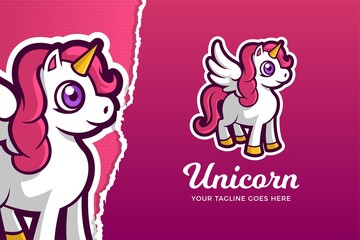 The Unicorn E-sports Game Logo Template