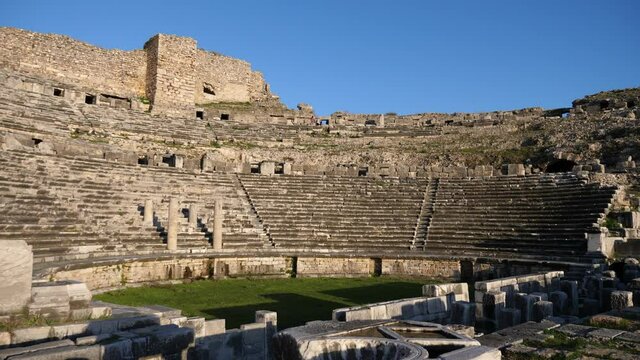 The greatness of the Theater Miletus in Turkey.
