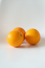 Oranges with White Background