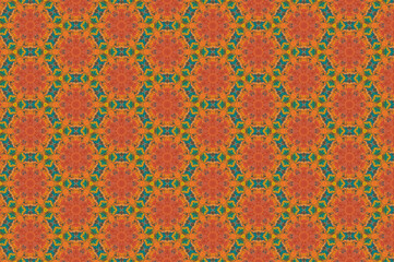 Colorful geometric abstract pattern for textile and design