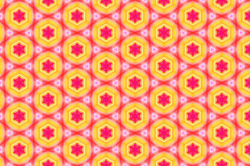 Colorful geometric abstract pattern for textile and design