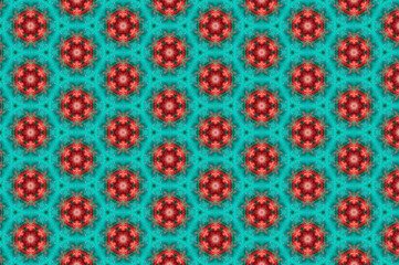 Colorful geometric abstract pattern for textile and design