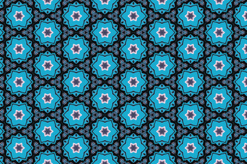 Colorful geometric abstract pattern for textile and design