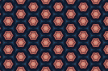 Colorful geometric abstract pattern for textile and design