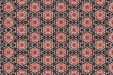 Colorful geometric abstract pattern for textile and design