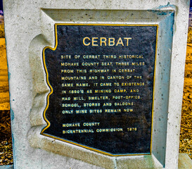 Cerbat Ghost Town in Arizona, former Seat of Mohave County. 