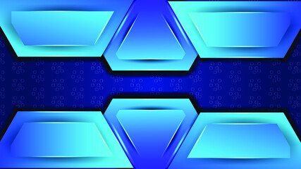 abstract blue background with cubes