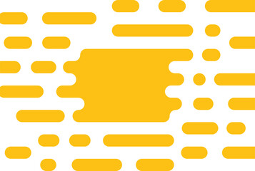 Abstract yellow mustard Rounded Lines With Empty Space In The Middle For Text. Vector Background Illustration