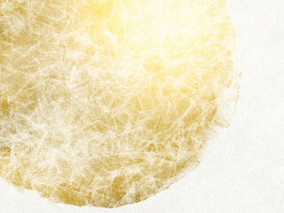 Back ground  golden white mixed hemp Japanese paper 