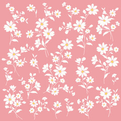 Beautiful flower illustration material collection,