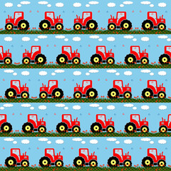Toy tractor pattern