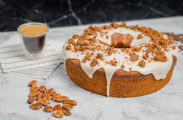 Gluten Free Coffee Cake with Coffee