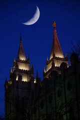 Salt Lake City Mormon LDS Latter-day Saint Temple for Religion