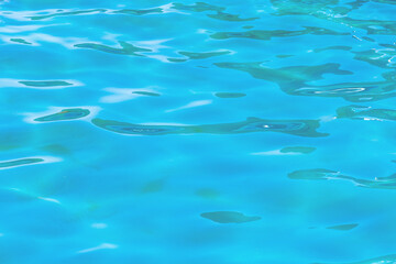 Light blue clean and clear pool water background