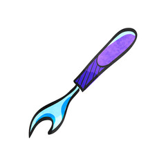 Obraz premium Watercolor style icon Seam ripper