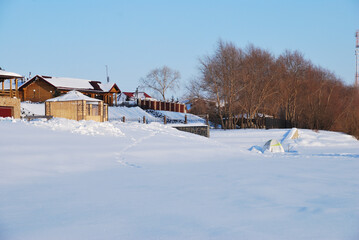 Siberian village, Omsk region, Russia