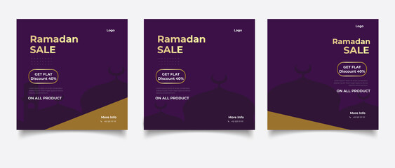 Ramadan sale instagram posts collection