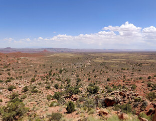 Amazing view from Moki Dunway of the Valley of the Gods in Utah