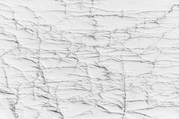 Obraz premium White old surface with many cracks wall damaged texture light background