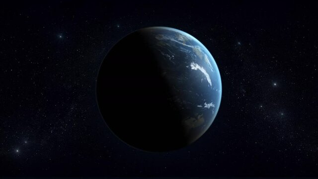 Kepler-186f, the First Earth-size Planet in the Habitable Zone. Alien planet
