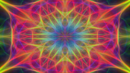 Abstract multicolored background with ornaments.