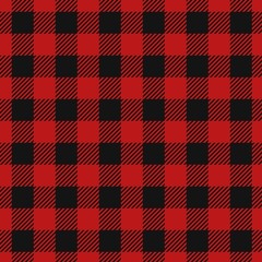 Tartan lumberjack red plaid