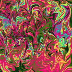 An abstract wavy psychedelic background image.
