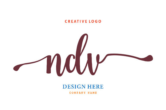NDV lettering logo is simple, easy to understand and authoritative