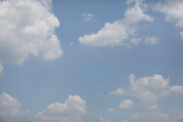 white cloud and blue sky.