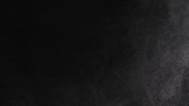 Slow motion. Water vapor jet from the humidifier. Close-up view of white water vapor with spray from the humidifier.