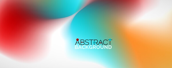 Fluid color gradient abstract background, trendy colorful wallpaper. Vector illustration for placards, brochures, posters, banners and covers