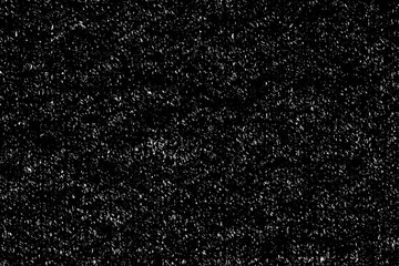 Chaotic white bokeh on a black background. light spots texture, abstraction. falling snow. starry sky. bright glare of light texture