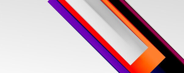 Color abstract lines trendy geometric background for business or technology presentation, internet poster or web brochure cover, wallpaper