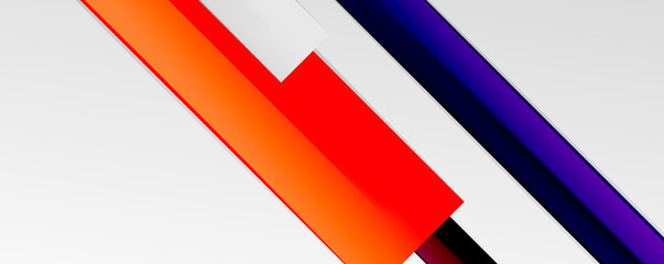 Color abstract lines trendy geometric background for business or technology presentation, internet poster or web brochure cover, wallpaper