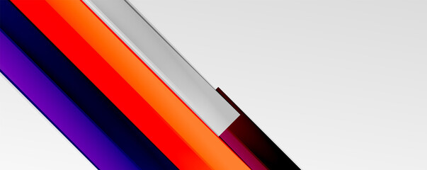 Color abstract lines trendy geometric background for business or technology presentation, internet poster or web brochure cover, wallpaper